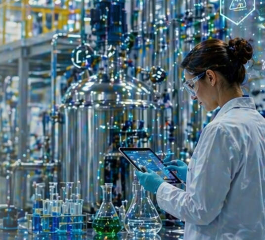 Innovación en la industria química. Describe cómo OPTIMIZA trabaja con metodologías de financiación de la innovación en el sector de la industria química.